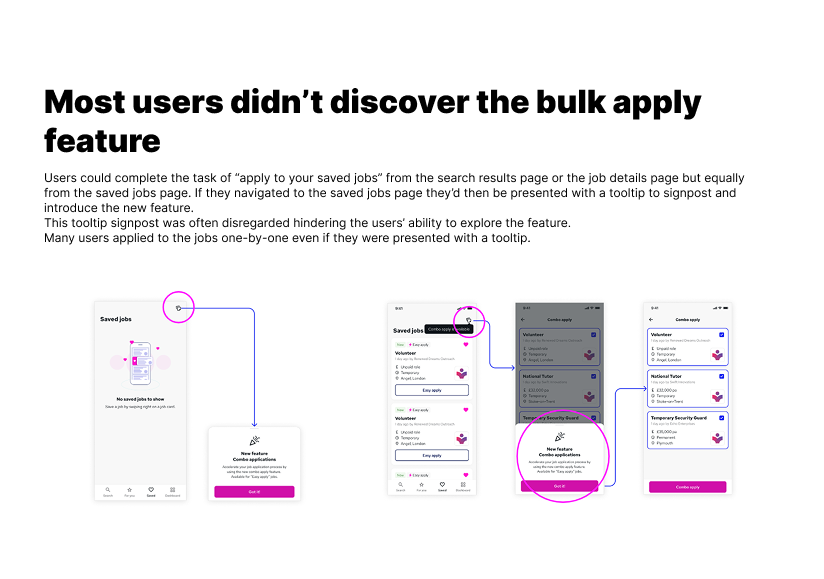 Most users didn't discover the bulk apply feature