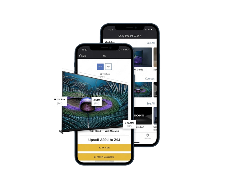 Sony mobile pocket guide app